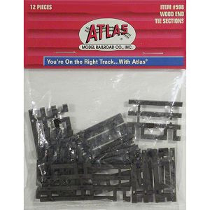 ATL598  HO Code 83 Flex-Track End Ties (6)