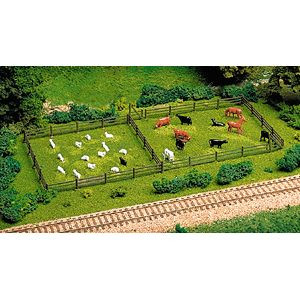 ATL777  HO Rustic Fence & Gate, 72""