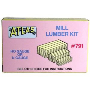 ATL791  HO Stacked Mill Lumber