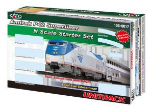KAT1060017  N P42 Superliner Starter Set Amtrak/Phase V
