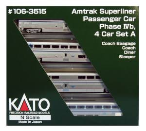 KAT1063515  N Superliner Set AMTK/PhlVb A (4)