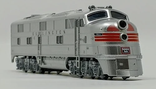KAT1765401DCC  N E5A Diesel CB&Q #9910A/Silver Speed  w/DCC