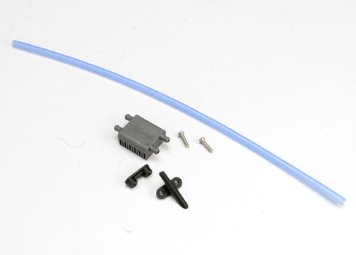 Watercooling kit, XL-10M ESC (heat sink (1)/ water pickup (1)/ backing plate (1)/ 3x12RM (stainless) (2)/ tubing (1ft)