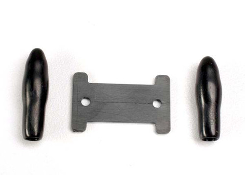 Antenna caps, vinyl (2)/ antenna spool