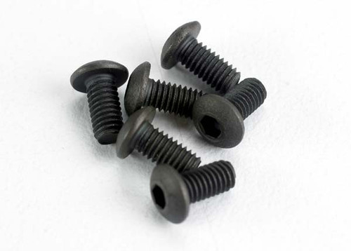 Screws, 3x6mm button-head machine (hex drive) (6)