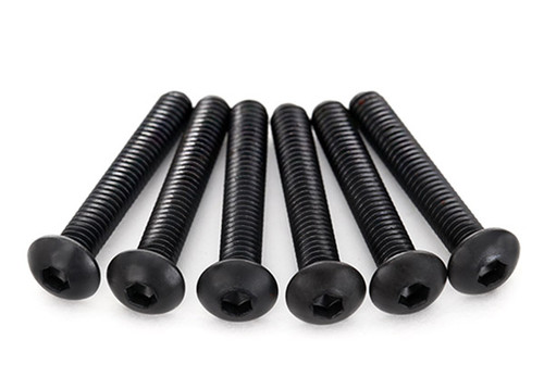 Screws, 4x22mm button-head machine (hex drive) (6)