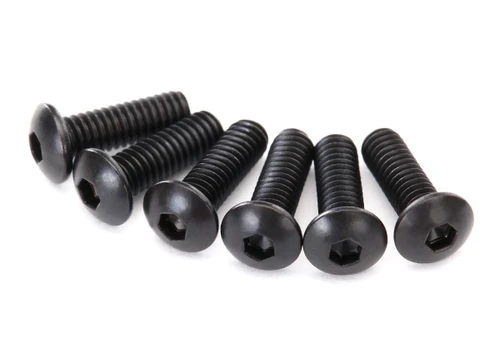 Screws, 2.5x8mm button-head machine (hex drive) (6)