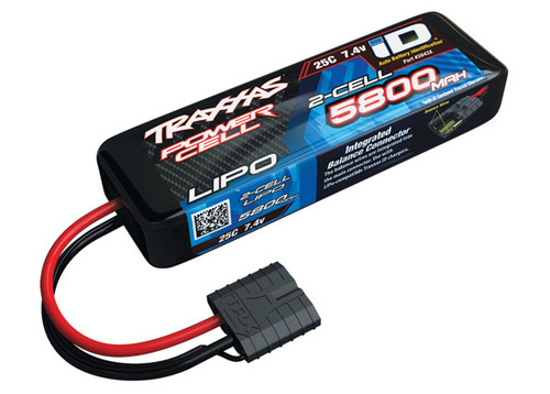 5800mAh 7.4v 2-Cell 25C LiPo Battery