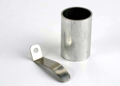 Exhaust tube, retainer strap (metal) (N. Hawk/Buggy/Street)