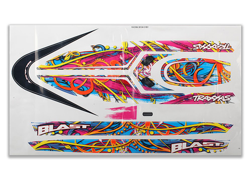 Blast decal set (swirl pattern) (waterproof)