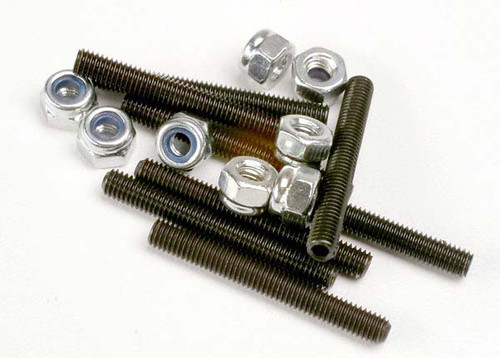 Set (grub) screws, 3x25mm (8)/ 3mm nylon locknuts (8)