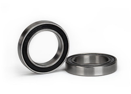 Ball bearing, black rubber sealed (15x24x5mm) (2)
