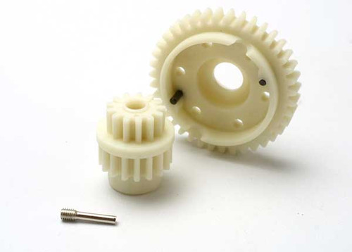 Gear set, 2-speed standard ratio (2nd speed gear 39T, 13T-17T input gears, hardw