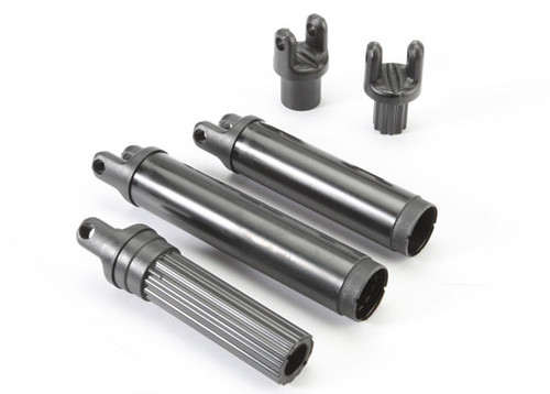 Half shafts, center (internal splined (3)/ external splined (2)) (plastic parts