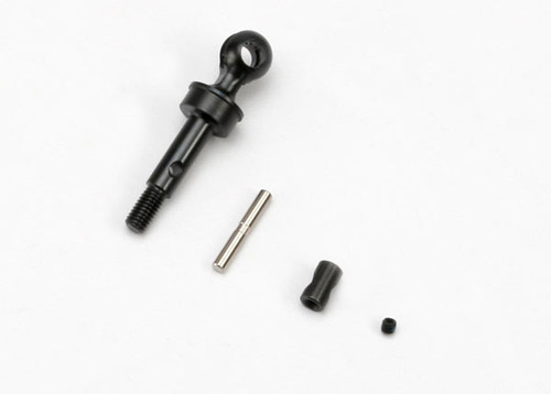 Stub axle, CV style (machined steel) (1)/ cross pin (1)/ drive pin (1)