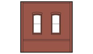 HO DPM Dock Level Wall Rectangular Windows