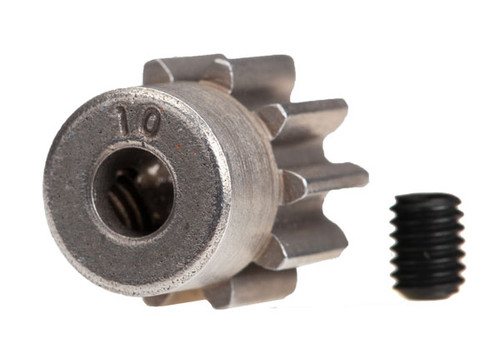 Gear, 10-T pinion (32-p) (steel)/ set screw