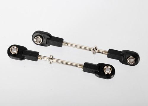 Turnbuckles, toe links, 44mm (58mm center to center) (front) (assembled with rod ends and hollow balls) (2)