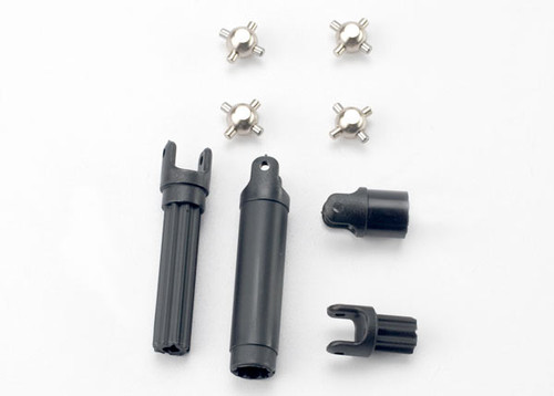 Half shafts, center front (1), center rear (1) (internal splined half shafts (2)