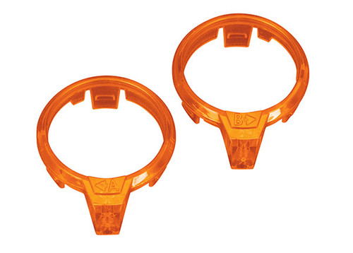 LED lens, motor, orange (left & right)