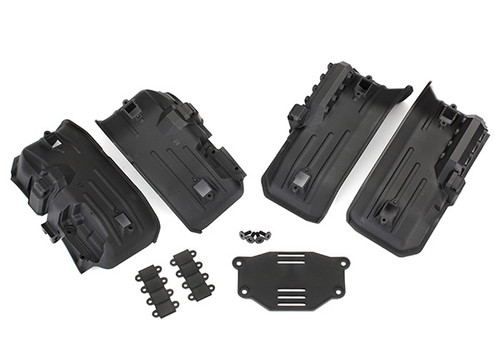 Fenders, inner, front & rear (2 each)/ rock light covers (8)/ battery plate/ 3x8 flat-head screws (4)