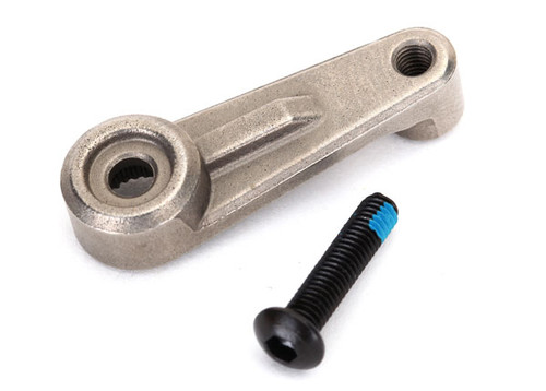 Servo horn, steering, metal/ 3x14 BCS (1)
