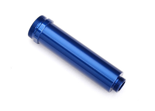 Body, GTR shock, 64mm, aluminum (blue-anodized) (front, no threads)