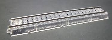 M20198  Clear Roadbed C Track (similar to M24172) (HO Scale)