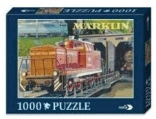 W441-15963  Marklin V60 Diesel Locomotive Puzzle -- 1000 Pieces