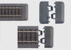 24001 C-Track -- End Piece/Roadbed pkg(10)