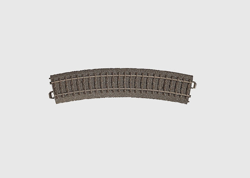 24224 1A  3-Rail C Track -- R2 Curve - 17-1/4"  43.8cm Radius, 24.3-Degree