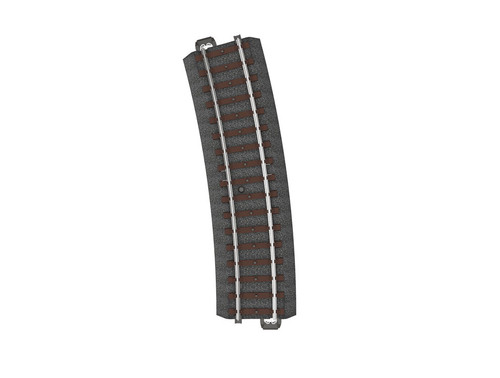 24315 1A  C-Track 3-Rail -- R3 Curved, 20 1/4" 515mm Radius, 15 Degrees