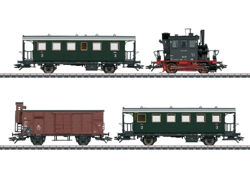 26609 Mixed Train Steam Train-Only Set - 3-Rail - Sound and Digital -- DB Class