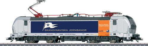 W441-36192  Siemens Vectron Class 193 Electric - 3-Rail w/Sound & Digital -- Railpool Northrail (Era VI 2016, gray, blue, orange)