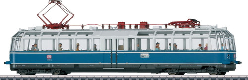 W441-37584  Class 491 Observation Railcar - 3-Rail w/Sound & Digital -- German Federal Railway #491 001-4 (Era IV 1986; Gentian Blue, white)