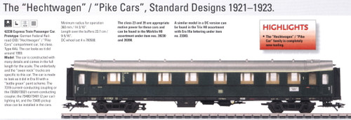 W441-42230  Era III Passenger Car 1st Class -- DB German Federal Railroad (Hecht)