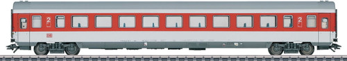 43760 Type Bpmz 293.2 2nd Class Coach - 3-Rail Ready to Run -- German Railroad DB AG (Era V 2001 (white, red, gray)