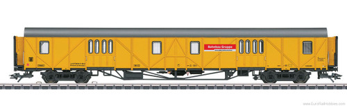 W441-49967  Type MDyge 986 Workshop Equipment Car - 3-Rail Ready to Run -- DB Ra