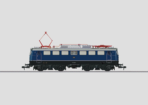 W441-55011  Class 110 Electric - DCC/Digital & Sound Equipped -- German Federal Railroad DB (Era IV 1974, Cobalt Blue, silver)