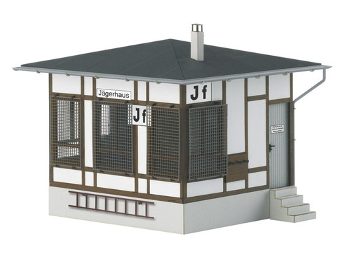 W441-56169  Jagerhaus Jf Signal Tower -- Laser-Cut Cardstock Kit - 6 x 5-1/2 x 5-1/4"  15 x 14 x 13.5cm