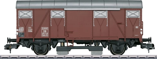 58269 Type Gmhs 53 Boxcar Track Cleaning Car - Ready to Run -- German Federal Railroad DB (Era III, Boxcar Red)