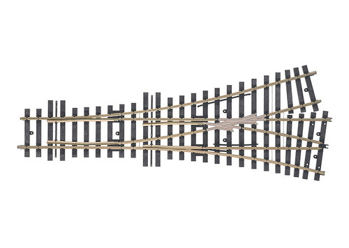59091 Three-Way Turnout Complete -- 1,394mm 54-7/8" Radius