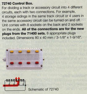 72740 Dividing Control Box