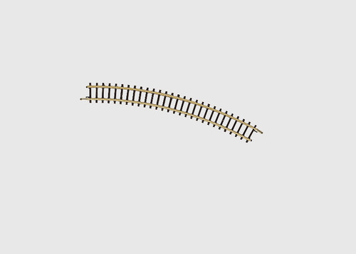 8521 Curve Track -- 7-11/16"  19.5cm Radius, 30-Degree