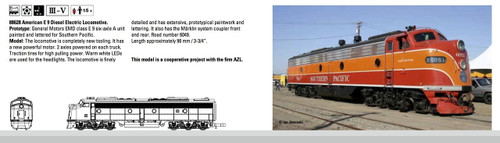 88628 EMD E9A - Standard DC -- Southern Pacific #6049 (Daylight, orange, red, black)