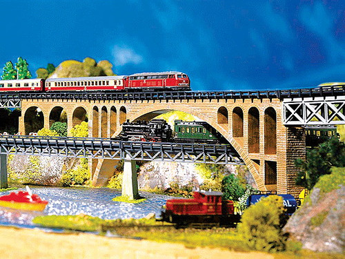 W272-282924  Stone Arch Bridge -- 8-5/8 x 7/8"  22 x 2.5cm