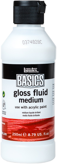 1041006 Liquitex BASICS Gloss Fluid Medium 250ml-