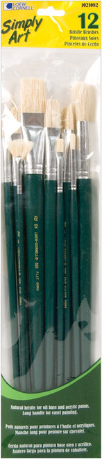 BRISTLE BRUSH SET-12 LONG