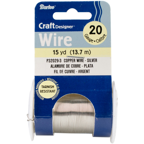 Artistic Wire 26 Gauge 15yd Non Tarnish Silver