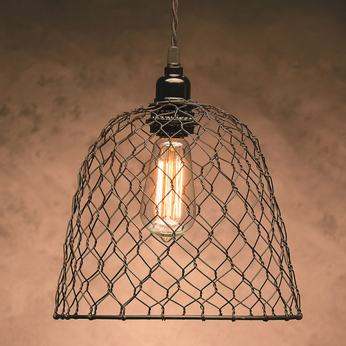 CHICKENWIRE LAMPSHAD-DOME